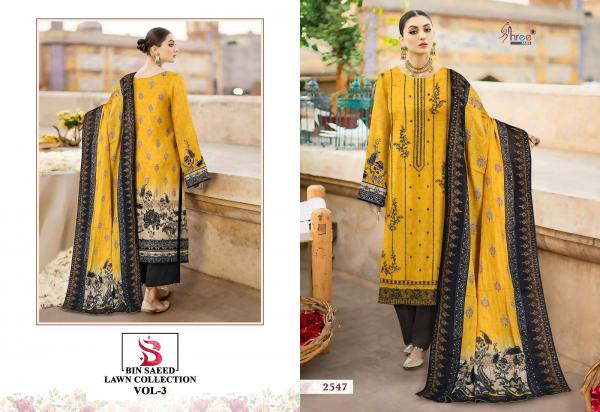 Shree Bin Saeed Lawn Collection Vol 3 Exclusive Pakistani Salwar Suit